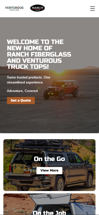 Hybrid Content & E-Commerce Platform for Drive Venturous product page