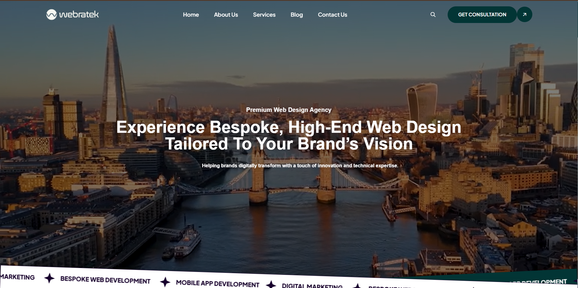 High-Performance Cloud & Digital Engineering Agency Platform website preview